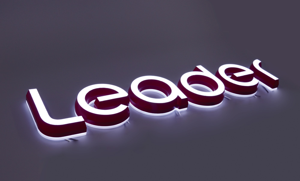 注塑迷你發光字 —— Leader
