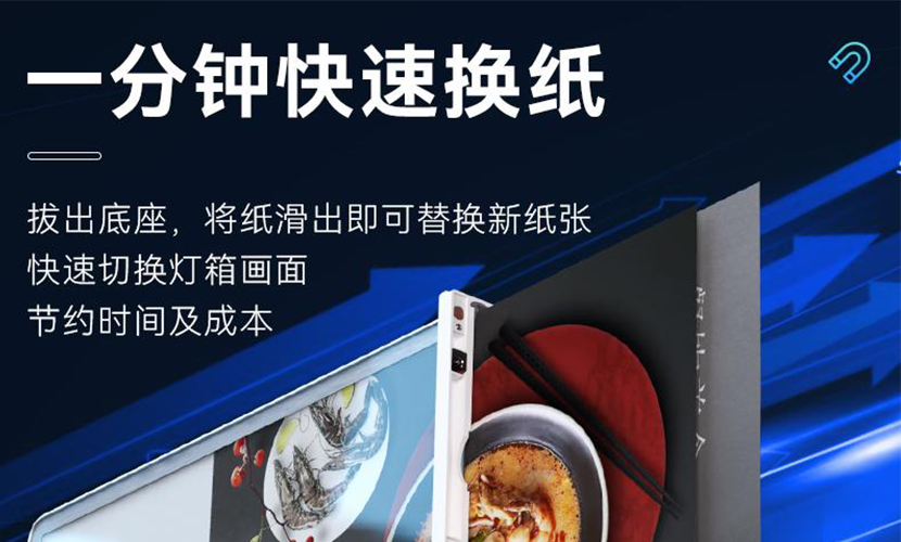 桌面廣告燈箱